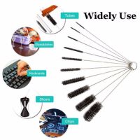 【cw】 Stainless Steel Straw Brush Carburetor Tattoo Spray Cleaning Brush Cleaning Pin Test Tube Brush Nylon Baby Bottle Brush Water 【hot】