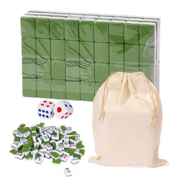 Mini Chinese Mahjong Board Game mahjong with Storage Box for Travel Board  Game Family Fun Toys