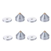 4Set Hifi Audio Foot Spikes Cone Floor Foot Nail Aluminum Alloy Speaker DAC CD Cabinet Power Amplifier Computer