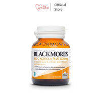 Blackmores แบลคมอร์ส Bio C Acerola PLUS ไบโอ ซี อะซีโรลา พลัส 1500 มก. (ผลิตภัณฑ์เสริมอาหาร) 1 ขวด บรรจุ 40 เม็ด