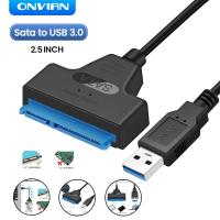 Onvian New SATA To USB Cable USB 3.0 To SATA 3.0 Hard Drive Adapter Converter For 2.5 Inch SSD HDD Data Support Fast Transfer