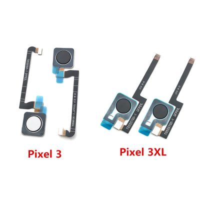 ปุ่มโฮมเซ็นเซอร์แบบริบบิ้นลายนิ้วมือ Flex สำหรับ Google Pixel 3 3XL 3A ปุ่มโฮม XL ลายนิ้วมือ