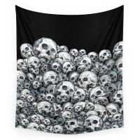 Skull Pattern Wall Tapestry Wedding Party Gift Bedspread Beach Towel Yoga Picnic Mat