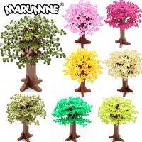 Marumine ตัวต่อต้นไม้อิฐก่อสร้างสร้างวิวถนนจากธรรมชาติจำนวน58ชิ้นชุดคิทแบบ DIY แบบจำลองก่อสร้าง2471