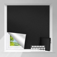 Blackout Curtain Removable Opaque Windows Sticker Privacy Protection Darkening Window Tint