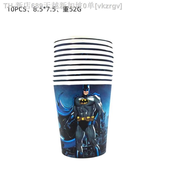 cw-superhero-bat-man-birthday-decorations-napkin-paper-plate-cup-tablecloth-kids-baby-shower-supply