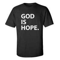 [S-5XL] ขายดี เสื้อยืดแขนสั้น พิมพ์ลาย Trenz Company God Is Hope NPjaka33MKoepj92 สไตล์คลาสสิก  SNGY