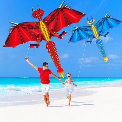 New Ice and Fiery Dragon Kites For Kids And s Large Easy Flyer With String And Handle