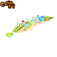 เด็กทารก Sensory ตุ๊กตาสัตว์ของเล่น Rattle Crocodile-ตุ๊กตา Soothe Tummy Time ของเล่นสำหรับทารกแรกเกิด Boys Girls