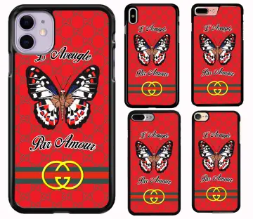 GUCCI LOGO BUTTERFLIES iPhone 12 Pro Max Case Cover