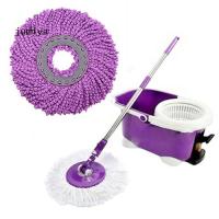 ☞ JY Hot Sale: 360 Degree Rotating Head Easy Magic Microfiber Spinning Floor Cloth Mop Head