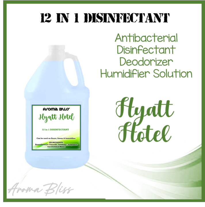 HYATT HOTEL 1 GALLON 12 IN 1 DISINFECTANT / HUMIDIFIER SOLUTION Lazada PH