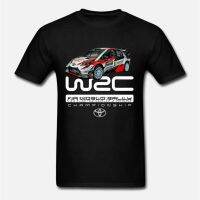 ผ้าฝ้ายแท้ ผ้าฝ้าย คลาสสิก TOYOTA&amp;Sup2 GAZOO Racing WRT WRC เสื้อยืดลําลอง สําหรับผู้ชาย แขนสั้น สีดํา เห  XBC5