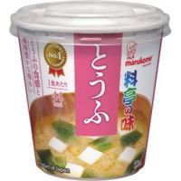 Cup Ryotei no Aji Tofu คัพเรียวเทโนะอาจิ โทฟุ (ซุปมิโซะแบบถ้วยกึ่งสำเร็จรูป เต้าหู้)  (Marukome Brand)