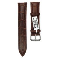 ◑◘ Watch Band 12mm 14mm 16mm 18mm 19mm 20mm 21mm 22mm 24mm Bamboo Dark Coffee Watchband Split Leather Second Genuine Leather Strap