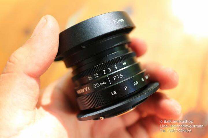 ขายเลนส์ละลาย-newyi-35mm-f1-6-for-olympus-panasonic-mirrorless-พร้อมของเเถมพรีเมี่ยมอย่างดี-8-อย่าง