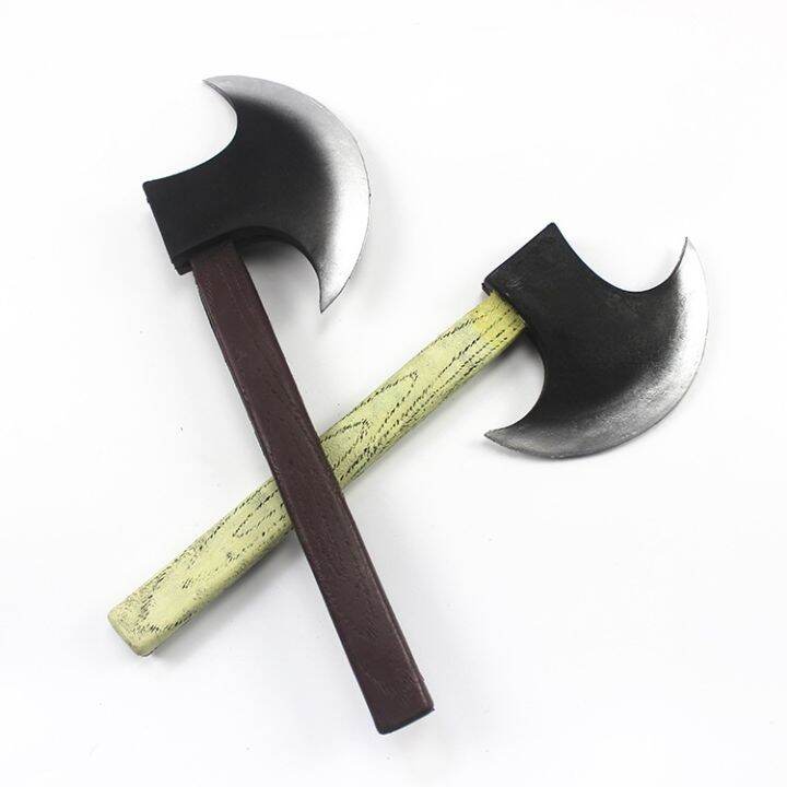 Axe ancient costume movie props weapon PU foam sword stage 3 d axe