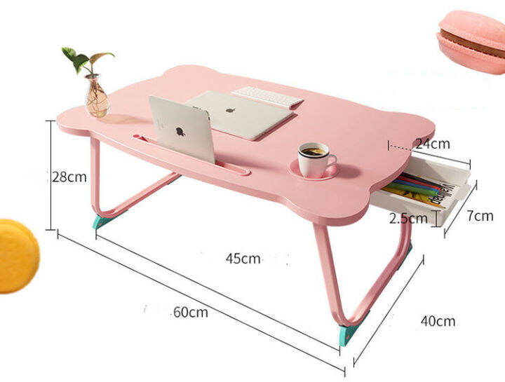 โต๊ะคอม-คร่อมเตียง-แบบพับได้-โต๊ะพับได้-โต๊ะเล็กพับได้-โต๊ะอ่านหนังสือ-โต๊ะอเนกประสงค์-อัพเกรดโต๊ะพับ-มี3สี-โต๊ะวางโน๊ตบุค-โต๊ะคอมพับเก็บได้-โต๊ะเขียนหนังสือ-โต๊ะipad