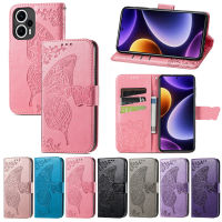 สำหรับ Xiaomi Cui 3 5G Xiaomi 13อัลตร้า POCO C51 Poco F5 Pro 5G Poco F5 5G ผีเสื้อ3D Dompet Embos เคสหนังสือฝาพับหนัง