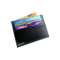 Wallet CARD CARD HOLDER Original Leather Men Women NDED BB 57 Black