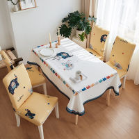 ฟรีผ้าปูโต๊ะผ้าปูโต๊ะสี่เหลี่ยมผ้าฝ้ายผ้าปูโต๊ะผ้าปูโต๊ะผ้าปูโต๊ะกันน้ำผ้าปูโต๊ะเก้าอี้ ห้องนั่งเล่น Nordic