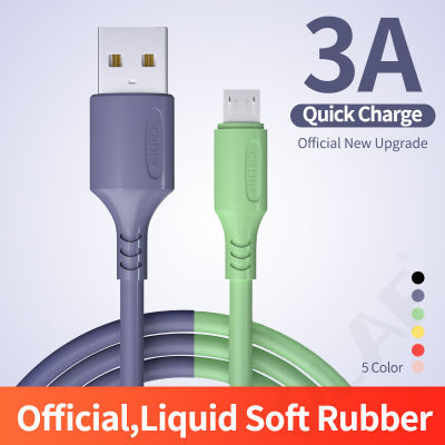 OLAF 3A Liquid Micro USB Cable Fast Charging For Xiaomi Redmi Note 5 Pro Android Mobile Phone Cable for Samsung S7 S6 USB Micro Docks hargers Docks Ch