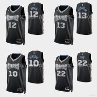 ยอดนิยม เสื้อกีฬาบาสเก็ตบอล ลาย YP2 22-23 NBA Jersey Grizzlies Morant Jackson Kennard Bane สีดํา สําหรับผู้ชาย และผู้หญิง PY2