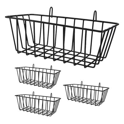 4PCS Shelf for Design Metal Wall Grille, Shelf Design Grid Photo Wall Used for Lattice Photo Wall Wire Basket