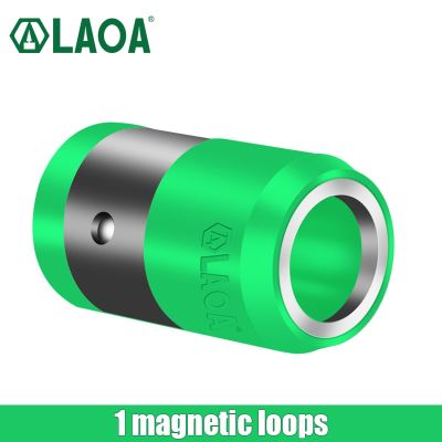[Hot K] LAOA S2 1/4 “ข้อต่อไขควงพร้อมแหวนแม่เหล็กขนาด6.35มม. ไขควงไฟฟ้าข้อต่อไขควงและวงแหวนแม่เหล็กที่แข็งแกร่ง