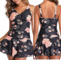ชุดว่ายน้ำขนาดบวกสำหรับผู้หญิงพิมพ์ swimdress ชุดว่ายน้ำชิ้นเดียวขนาดบวก Bize ชุดสำหรับวัยรุ่นทำให้2033 HANGUL Jamo