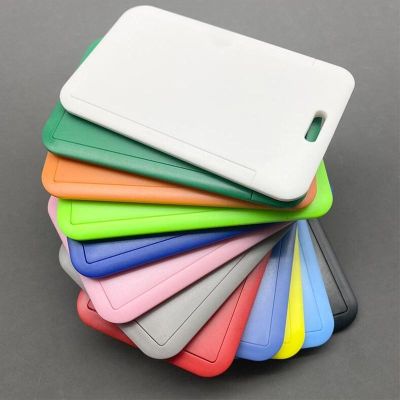 [LWF HOT]﹊▣ Sliding Cover ID Name Badge Holder Pass Bus Work Card Cover Chest Pocket Certificate Card Holder Badge Bus Card Sleeve