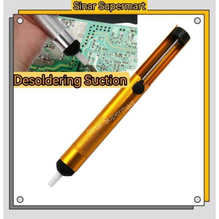 Desoldering Suction Pump Soldering Sucker Pen Vacuum Removal Tool Lazada