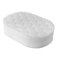 Hex Logic (White) Polishing Hand Pad ฟองน้ำสำหรับคลีนผิวสีรถ