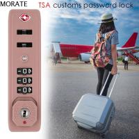 MORATE Padlock Luggage Protection Security Weatherproof 3 Digit Combination Lock อย่างปลอดภัยรหัสล็อค TSA Customs Lock TSA007