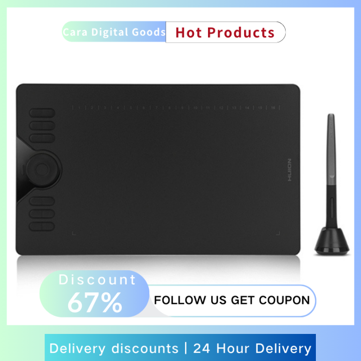 Huion HS610 Graphics Tablet Digital Drawing Tablet PC para sa mga Android Phones Windows PC