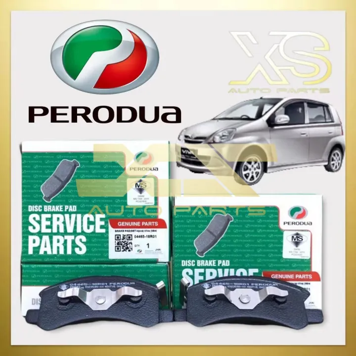 ORIGINAL Perodua Viva Front Brake Pads 0446518R01 ALAS BREK PERODUA