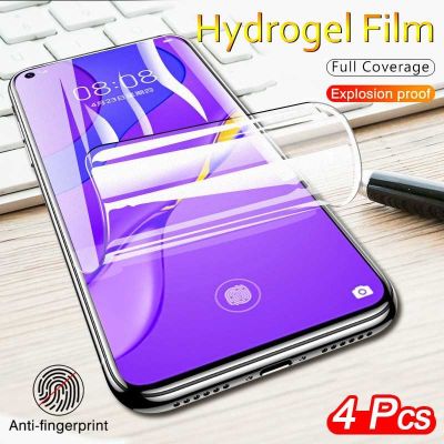 4Pcs Hydrogel Film on The Protector X3 X4 NFC F3 5G Note 10 9