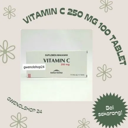 VITAMIN C 250 MG 100 TABLET KIMIA FARMA Lazada Indonesia