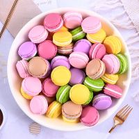 12/24Pcs Kawaii Resin Macaroon Miniature Flatback Cabochon Art Supply DIY Earring Craft Decoration Homemade Gift Phone Deco