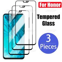 ♨◕ 3Pcs Protective Glass For Honor 9X 10 10X Lite 10i 9i V10 Tempered Glass For Honor 9A 9C 9S 8X 8A 8C 8S X9 X8 X7 Glass Protector