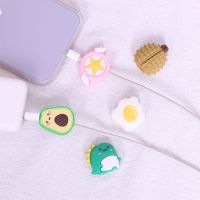 Cartoon Cable Protector Bites Winder Organizer Bobbin Winder Wire Cord Saver For USB Charging Cable Data Line Protectors Cover