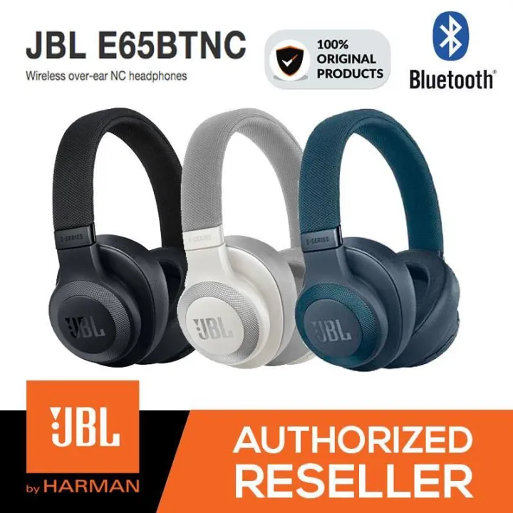 Original JBL E65BTNC Wireless Bluetooth OverEar NoiseCancelling