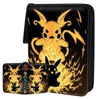 400 Latest Pokemon Anime Cartoon Games Collection Card Holder Card Book Zipper Binder Kids Toys Birthday Gift PU Waterproof