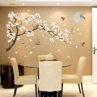 Living Room Decor Peel And Stick Wall Decals Tree Mural Decoration Bedroom Wall Art Flower Branch Decal