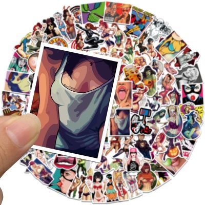 【LZ】 10/30/50/100PCS Anime Hentai Sexy Waifu Stickers for Laptop Motorcycle Car Water Bottle Waterproof Pinup Bunny Girl Sticker
