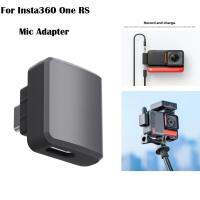 Mic Adapter For Insta 360 One RS Action Camera Accessories For Crisper Audio Vlog Video Original Insta 360 Sports Cameras parts