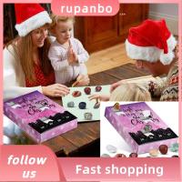 RUPANBO039392692 หินเก็บสะสม ปฏิทินจุติคริสตัล แร่ธาตุต่างๆ หินธรรมชาติหิน ของขวัญคริสต์มาสสำหรับเด็ก การออกแบบใหม่ ร็อค ปฏิทินจุติคริสตัลบำบัด