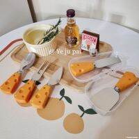 [COD] Cheese Knife Fork Set Fruit With Storage Household Children Tableware