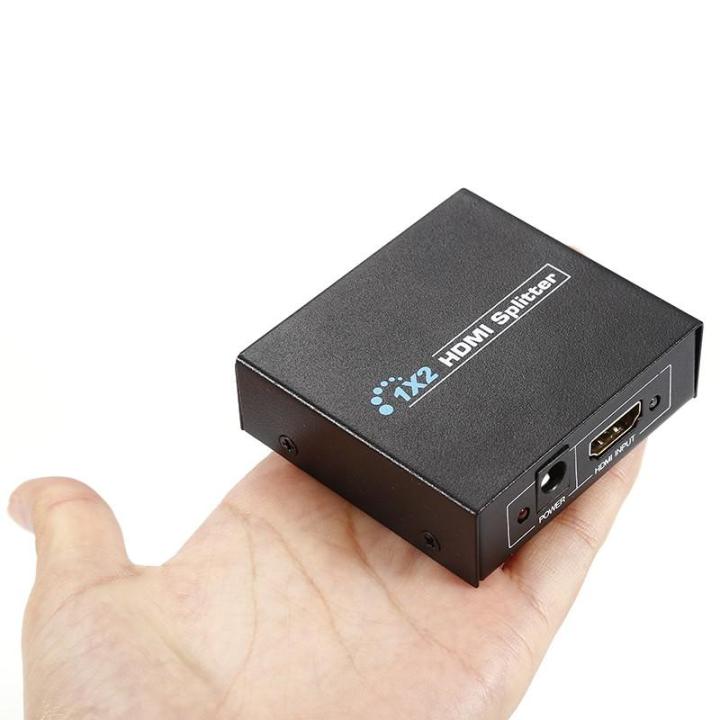 hdmi-splitter-1080p-3d-ver-1-4-ตัวแยก-hdmi-1-in-2-out-เช้า-1-ออก-2-เครื่องขยายสัญญาณภาพและเสียง-ทำงานร่วมกับ-ps3-xbox360-dvd-blu-ray-intl-ให้ภาพและเสียงคมชัดเหมือนของต้นฉบับ