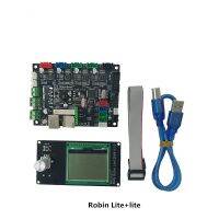 เมนบอร์ดเครื่องพิมพ์3d Robin Lite 32บิต Arm มาเธอร์บอร์ดที่มีหน้าจอ12864